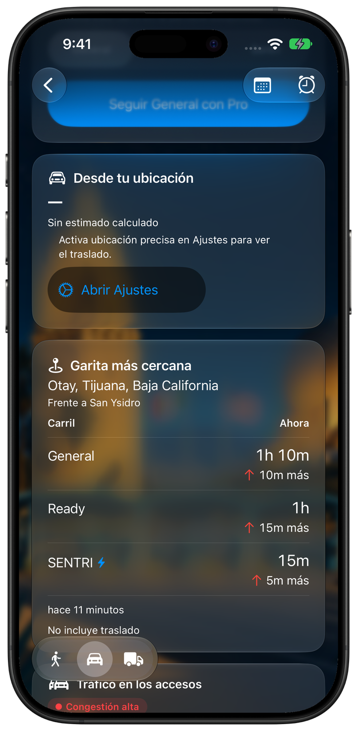 Comparación con la garita compatible más cercana en el detalle de Garitas para iPhone.