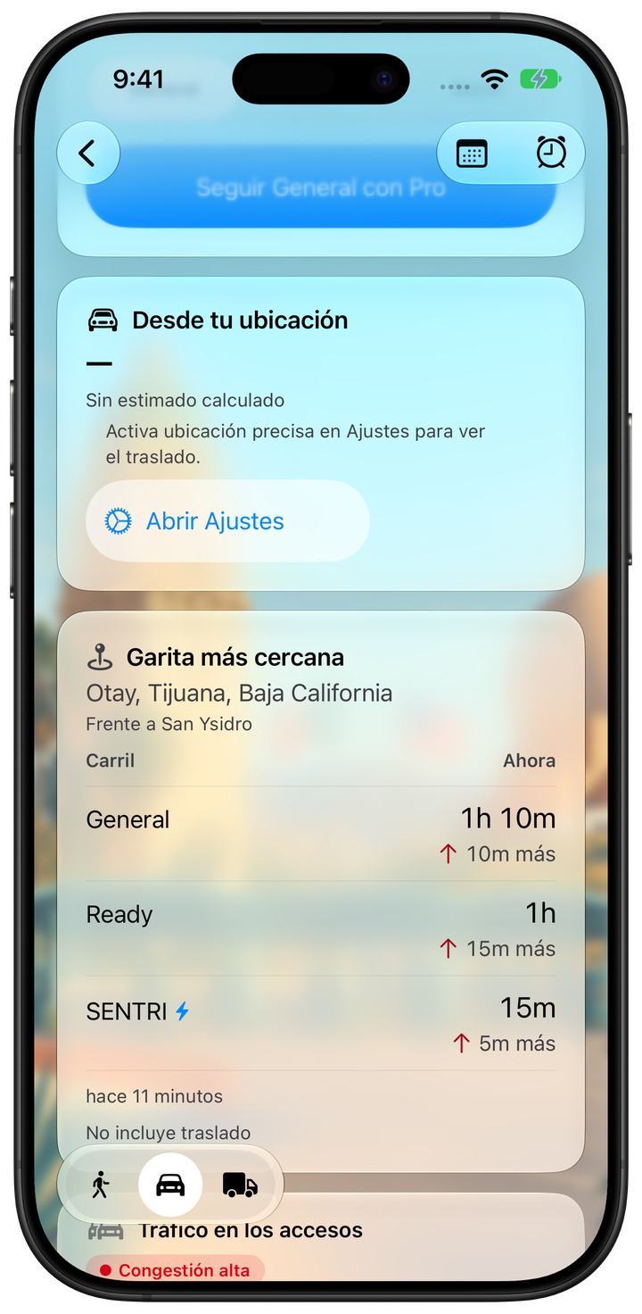 Comparación con la garita compatible más cercana en el detalle de Garitas para iPhone.
